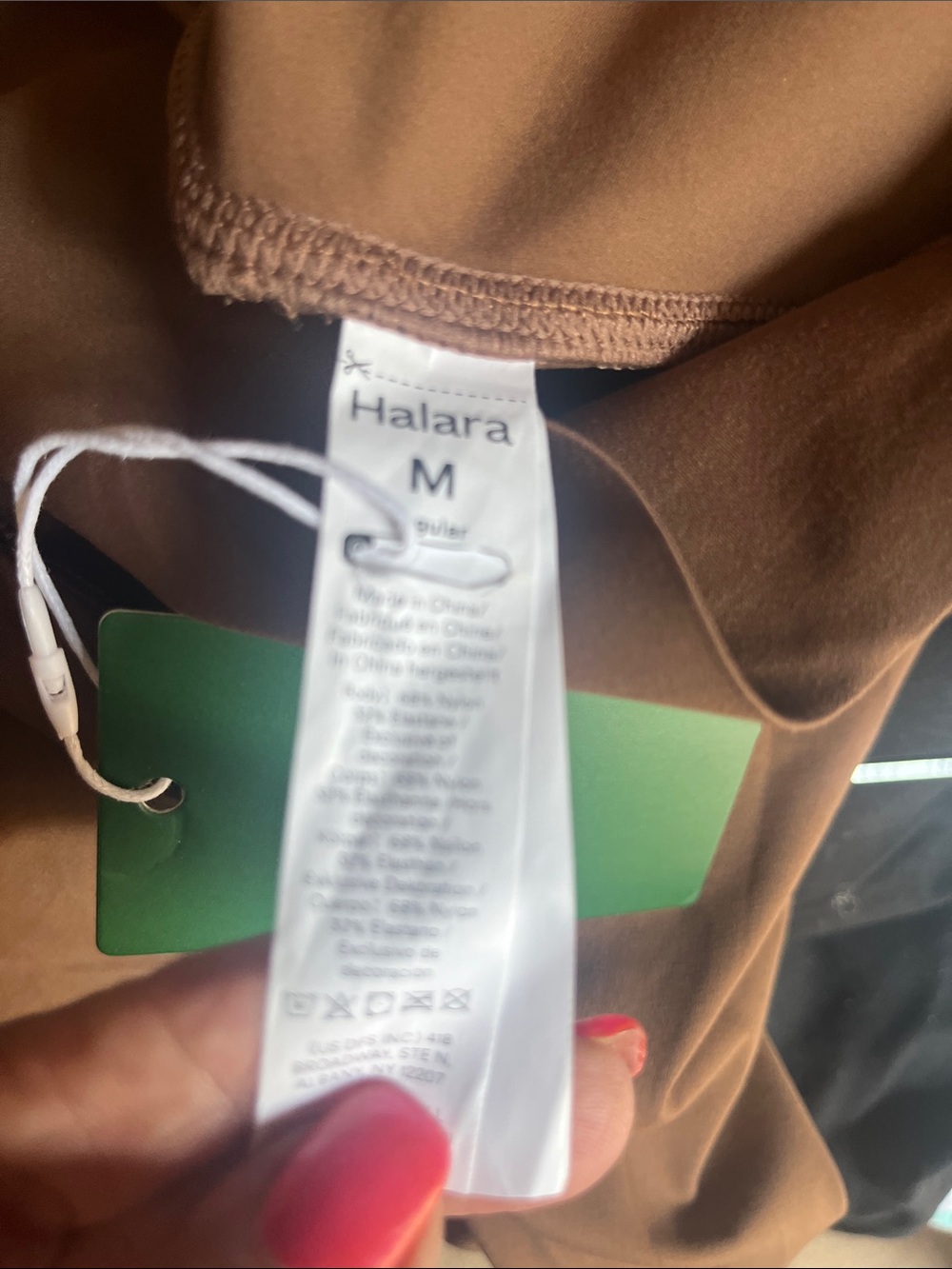 HALARA Brown High-Rise Flare Leggings - Picture 7 of 8